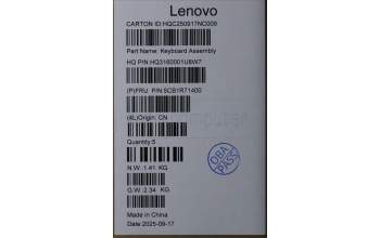 Lenovo 5CB1R71400 C-Cover with keyboard, Belgian, Tidal Teal, Non-FingerPrint, Non-Puresight Logo, UK