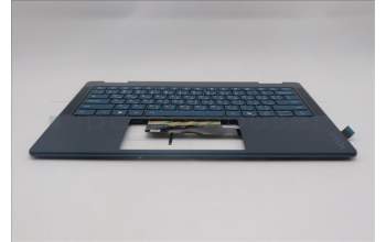Lenovo 5CB1R71401 C-Cover with keyboard, Arabic, Tidal Teal, Non-FingerPrint, Non-Puresight Logo, US