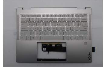 Lenovo 5CB1R83530 C-Cover with keyboard, US English Euro, Seashell, FingerPrint, Non-Puresight Logo, US