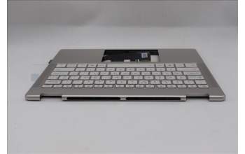 Lenovo 5CB1R83560 C-Cover with keyboard, US English Euro, Seashell, Non-FingerPrint, Non-Puresight Logo, US