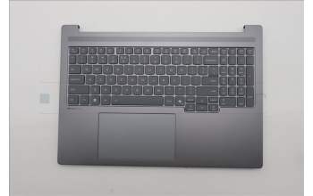 Lenovo 5CB1R91585 C-Cover with keyboard, US English Euro, Luna Grey, DIS, US