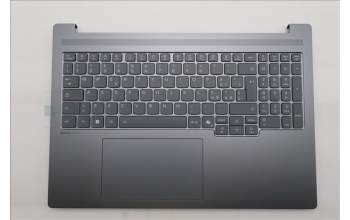 Lenovo 5CB1R91594 C-Cover with keyboard, Italian, Luna Grey, DIS, UK