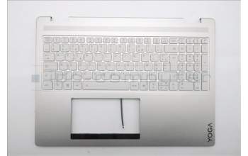 Lenovo 5CB1R99796 C-Cover with keyboard, French, Seashell, Non-FingerPrint, Non-Puresight Logo, US