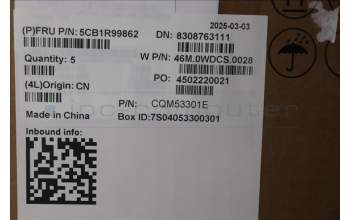 Lenovo 5CB1R99862 C-Cover with keyboard, UK English, Arctic Grey, Non-Backlight, H-series, UK