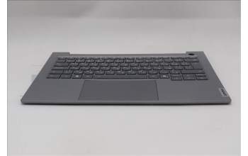 Lenovo 5CB1R99870 C-Cover with keyboard, Bulgarian, Arctic Grey, Backlight, H-series, UK