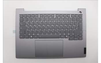 Lenovo 5CB1R99878 C-Cover with keyboard, German, Arctic Grey, Backlight, H-series, UK