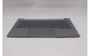 Lenovo 5CB1R99879 C-Cover with keyboard, Hebrew, Arctic Grey, Backlight, H-series, US
