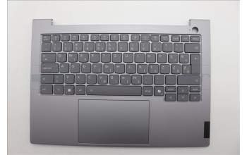 Lenovo 5CB1R99889 C-Cover with keyboard, Slovenian, Arctic Grey, Backlight, H-series, UK