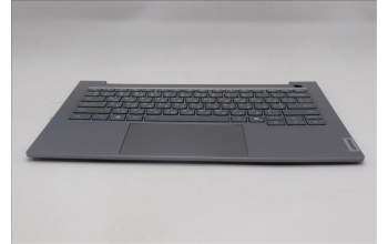 Lenovo 5CB1R99896 C-Cover with keyboard, Ukraine, Arctic Grey, Backlight, H-series, US