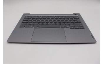 Lenovo 5CB1S00178 C-Cover with keyboard, Belgian, Arctic Grey, Backlight, U-series, UK