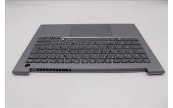 Lenovo 5CB1S00178 C-Cover with keyboard, Belgian, Arctic Grey, Backlight, U-series, UK