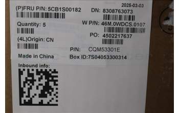 Lenovo 5CB1S00182 COVER Upper Case ASM_FRA W21SJ AG BL U