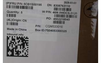 Lenovo 5CB1S00195 C-Abdeckung mit Tastatur, Russisch, arktisgrau, Hintergrundbeleuchtung, U-Serie