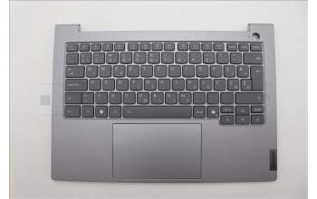 Lenovo 5CB1S00196 C-Abdeckung mit Tastatur, Slowenisch, arktisgrau, Hintergrundbeleuchtung, U-Serie