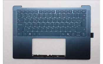 Lenovo 5CB1S00230 C-Cover with keyboard, Belgian, Tidal Teal, Puresight Logo, UK