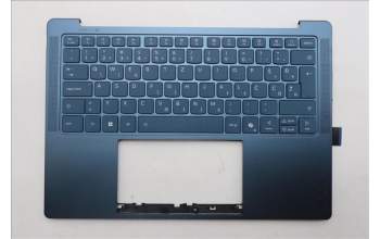Lenovo 5CB1S00232 C-Cover with keyboard, Slovenian, Tidal Teal, Puresight Logo, UK