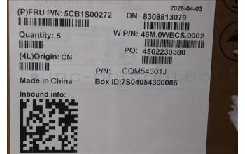 Lenovo 5CB1S00272 C-Cover with keyboard, Arabic, Arctic Grey, Non-Backlight, H-series, US