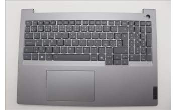 Lenovo 5CB1S00308 C-Cover with keyboard, Czech Slovakian, Arctic Grey, Backlight, H-series, UK