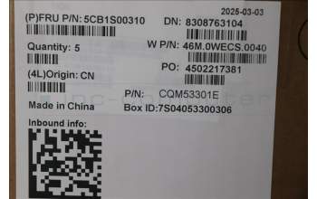 Lenovo 5CB1S00310 C-Cover with keyboard, English, Arctic Grey, Backlight, H-series