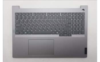Lenovo 5CB1S00315 C-Cover with keyboard, Hebrew, Arctic Grey, Backlight, H-series, US