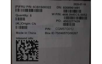 Lenovo 5CB1S00322 C-Cover with keyboard, Nordic, Arctic Grey, Backlight, H-series, UK