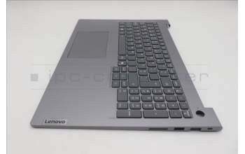 Lenovo 5CB1S00323 C-Cover with keyboard, Portuguese, Arctic Grey, Backlight, H-series, UK