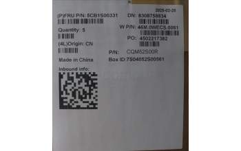 Lenovo 5CB1S00331 COVER Upper Case ASM_UKE W21SK AG BL H