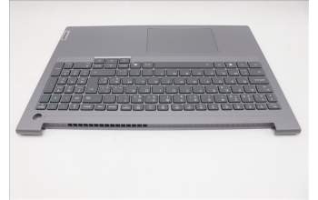 Lenovo 5CB1S00373 C-Cover with keyboard, Belgian, Arctic Grey, Backlight, U-series, UK
