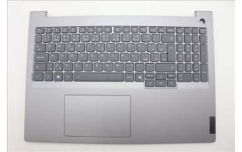Lenovo 5CB1S00374 C-Cover with keyboard, Czech Slovakian, Arctic Grey, Backlight, U-series, UK