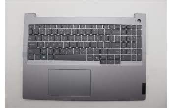 Lenovo 5CB1S00375 C-Cover with keyboard, US English Euro, Arctic Grey, Backlight, U-series, US