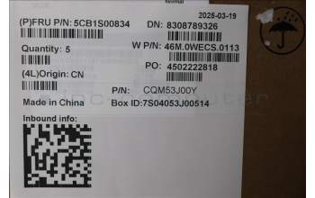 Lenovo 5CB1S00834 C-Cover with keyboard, Italian, Arctic Grey, Backlight, U-series, UK