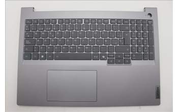 Lenovo 5CB1S00843 C-Cover with keyboard, Spanish, Arctic Grey, Backlight, U-series, UK