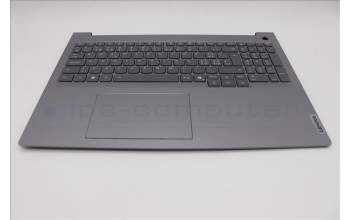 Lenovo 5CB1S00844 C-Cover with keyboard, Switzerland, Arctic Grey, Backlight, U-series, UK