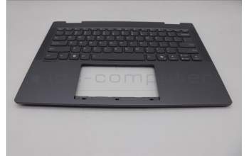Lenovo 5CB1S01170 C-Cover with keyboard, English, Luna Grey, Backlight, Non-FingerPrint, US