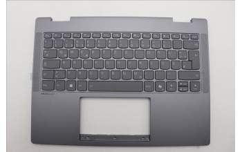 Lenovo 5CB1S01183 C-Cover with keyboard, German, Luna Grey, Backlight, Non-FingerPrint, UK