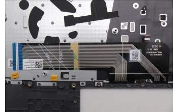 Lenovo 5CB1S01187 C-Cover with keyboard, Greek, Luna Grey, Backlight, Non-FingerPrint, US