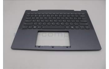 Lenovo 5CB1S02767 C-Cover with keyboard, US English Euro, Luna Grey, Backlight, Non-FingerPrint, US