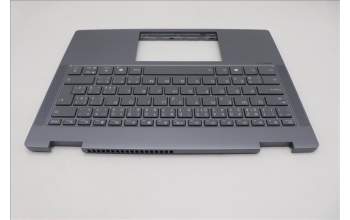 Lenovo 5CB1S02769 C-Cover with keyboard, Czech Slovakian, Luna Grey, Backlight, Non-FingerPrint, UK