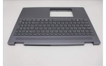 Lenovo 5CB1S05086 C-Cover with keyboard, German, Luna Grey, Backlight, Non-FingerPrint, UK