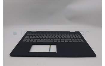 Lenovo 5CB1S05124 C-Cover with keyboard, Belgian, Cosmic Blue, Backlight, Non-FingerPrint, UK