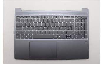 Lenovo 5CB1S05148 C-Cover with keyboard, French, Luna Grey, Non-Backlight, FingerPrint, US