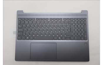 Lenovo 5CB1S05175 C-Cover with keyboard, Czech Slovakian, Luna Grey, Backlight, FingerPrint, UK