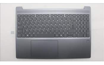 Lenovo 5CB1S05178 C-Cover with keyboard, French, Luna Grey, Backlight, FingerPrint, US