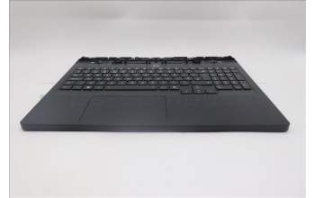 Lenovo 5CB1S11824 C-Abdeckung mit Tastatur, Englisch (GB), eclipseschwarz, RGB-Hintergrundbel.