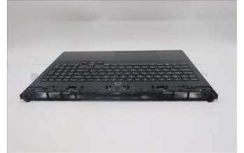 Lenovo 5CB1S11845 C-Cover with keyboard, Ukraine, Eclipse Black, RGB Backlight, US
