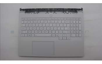Lenovo 5CB1S11846 C-Cover with keyboard, English, Glacier White, RGB Backlight, US