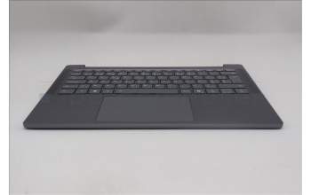 Lenovo 5CB1S11855 C-Cover with keyboard, Belgian, Luna Grey, Backlight, UK