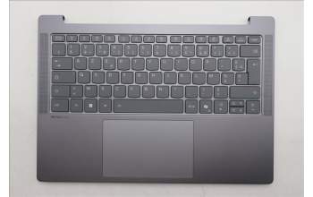 Lenovo 5CB1S11860 C-Cover with keyboard, French, Luna Grey, Backlight, US