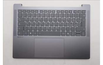 Lenovo 5CB1S11868 C-Cover with keyboard, Italian, Luna Grey, Backlight, UK