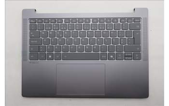 Lenovo 5CB1S11873 C-Cover with keyboard, Portuguese, Luna Grey, Backlight, UK